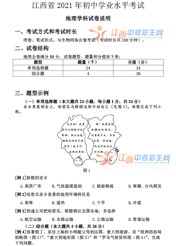 ʡ2021пѧԾ˵